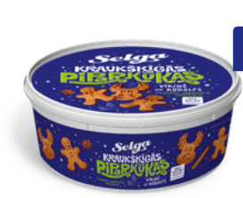 Selga kraukšķīgās piparkūkas “Vīriņš un Rūdolfs” 500 g